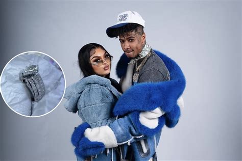 blueface engagement ring|Blueface Proposes to Girlfriend Jaidyn Alexis .